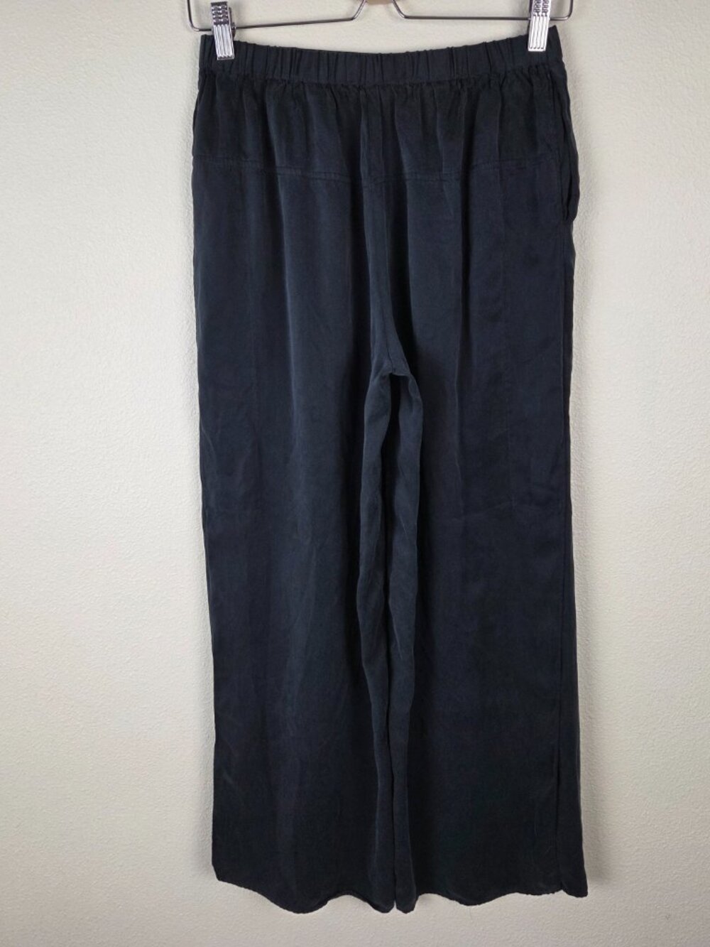 Quince Washable 100% Silk Pajama Pants Size S Black Breezy Flowy Sustainable - Picture 6 of 12